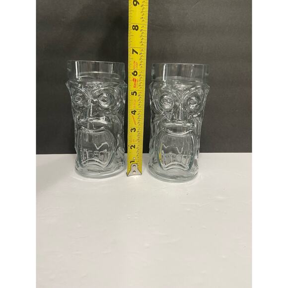 Anchor Hocking-2 Tiki head Pint glasses
Iced tea Drink Tumbler glasses - Picture 8 of 9